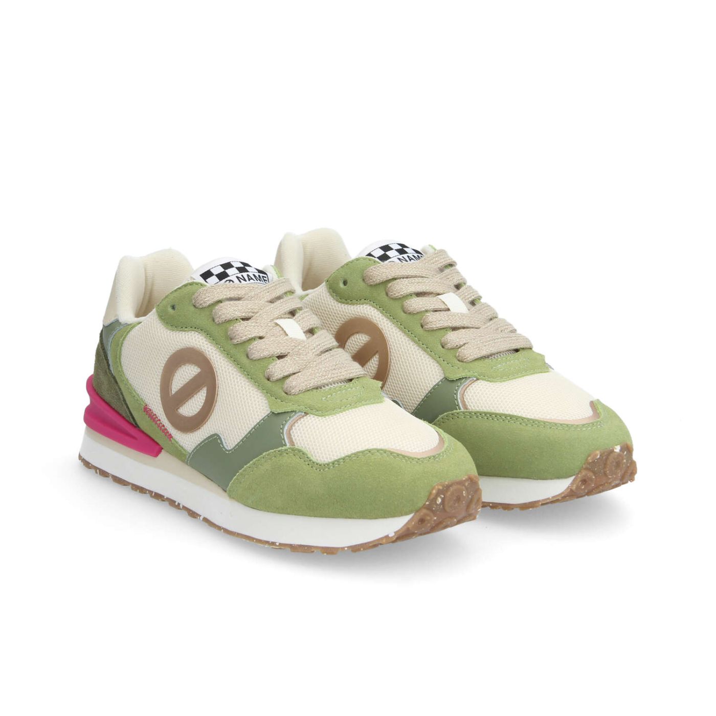 TOVA RUNNER W - SUEDE/MESH/NAPP - APPLE GREEN/OFF WHITE/SAGE GREEN